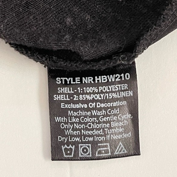 harvé bernard black medium gym top - Picture 6 of 6